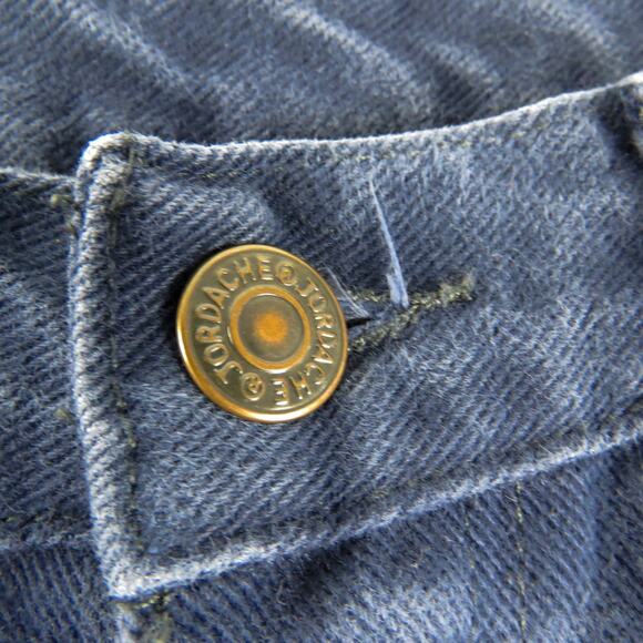 1990s Vintage Jordache High Rise Dark Wash Straight Leg Mom Jeans Size 14 30" - Picture 4 of 7